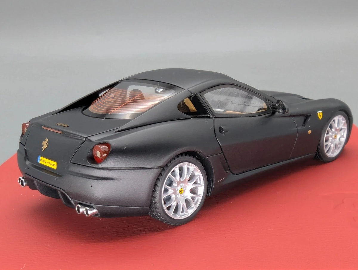 Modellautos 1:43 BBR Calsito Ferrari 599 GTB Fiorano Matt Schwarz Ltd 17/20 OVP