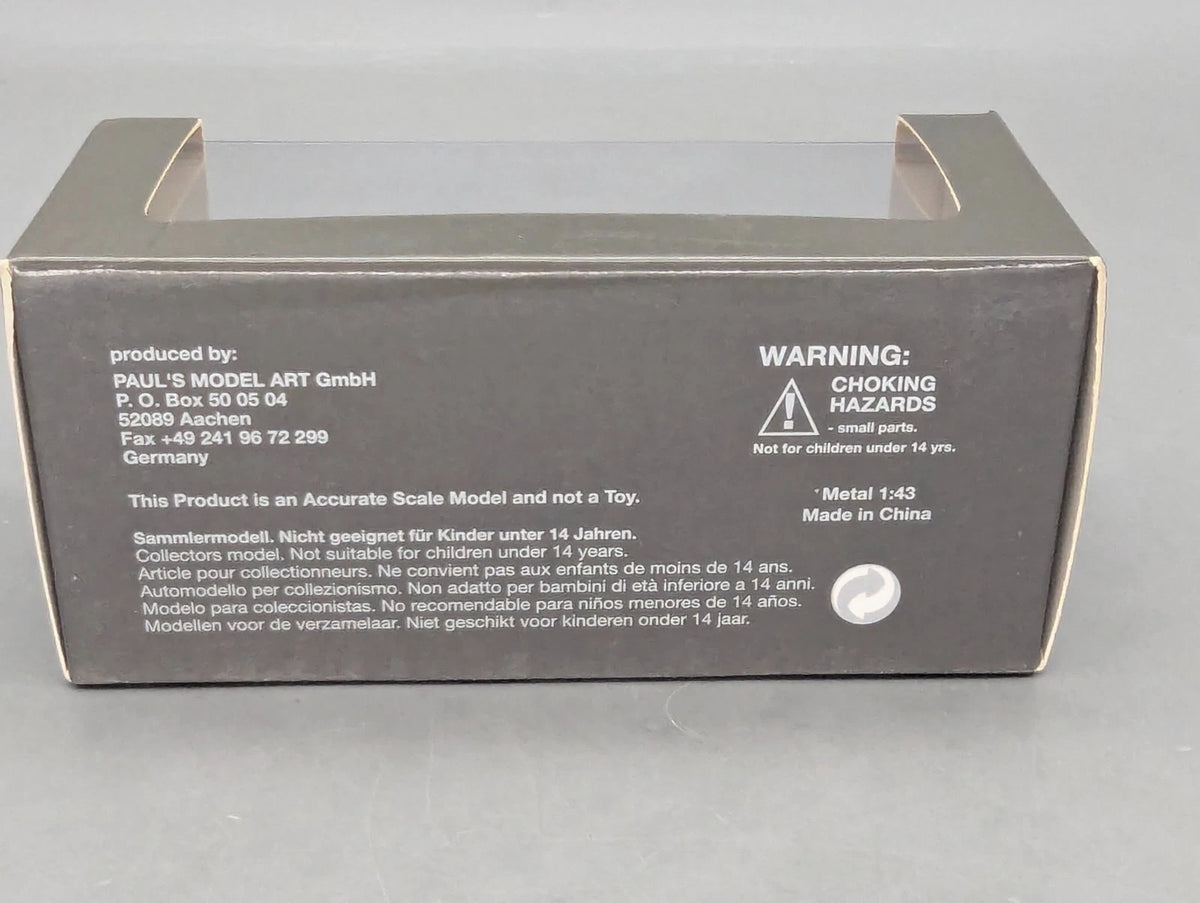 Modellautos 1:43 Minichamps Ford Puma Silbergrau Metallic mit Dealer OVP