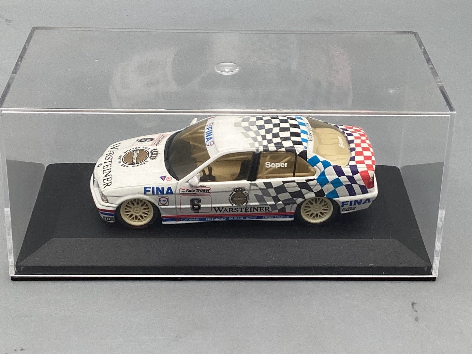 Modellautos 1:43 Minichamps BMW 318i  BTCC 1993 Team Schnitzer Soper #6 mit OVP