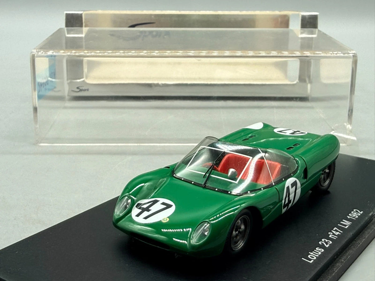 Modellautos 1:43 Spark Lotus 23 #47 LM 1962 + OVP
