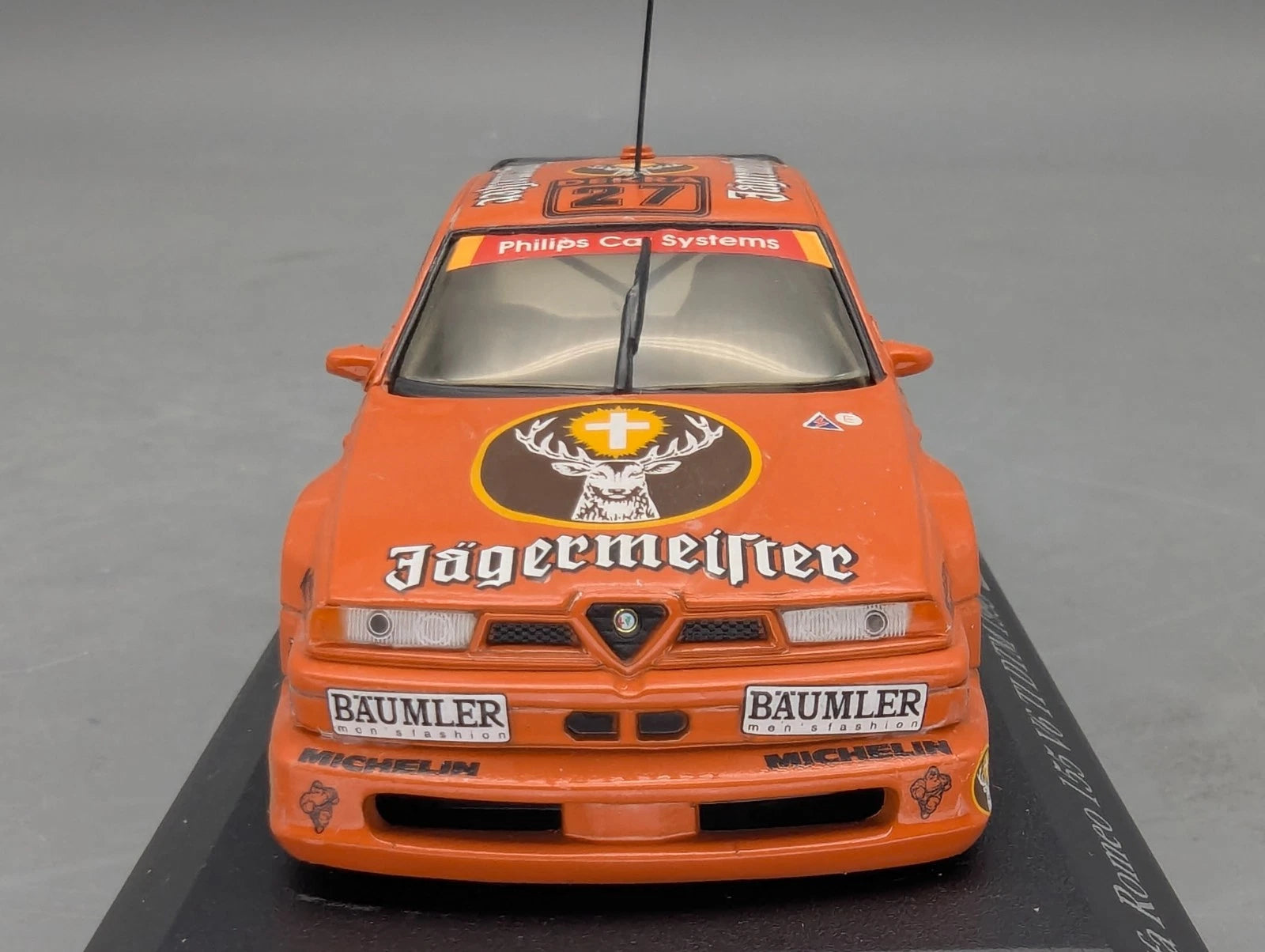 Modellautos 1:43 Minichamps Alfa Romeo 155 V6 TI DTM 1995 #27 Bartels mit OVP