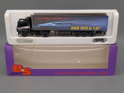 Lkw Modell 1:87 B&S Mercedes-Benz 1850 mit Kofferauflieger Nürnberg 1993 mit OVP