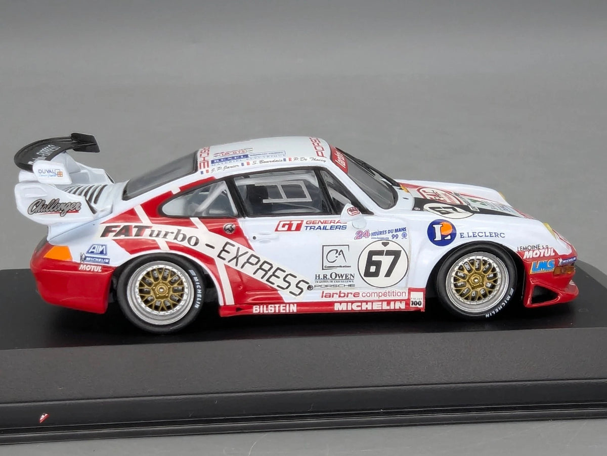 Modellautos 1:43 Minichamps Porsche 911 GT2 EVO 24h Le Mans 1999 #67 mit OVP