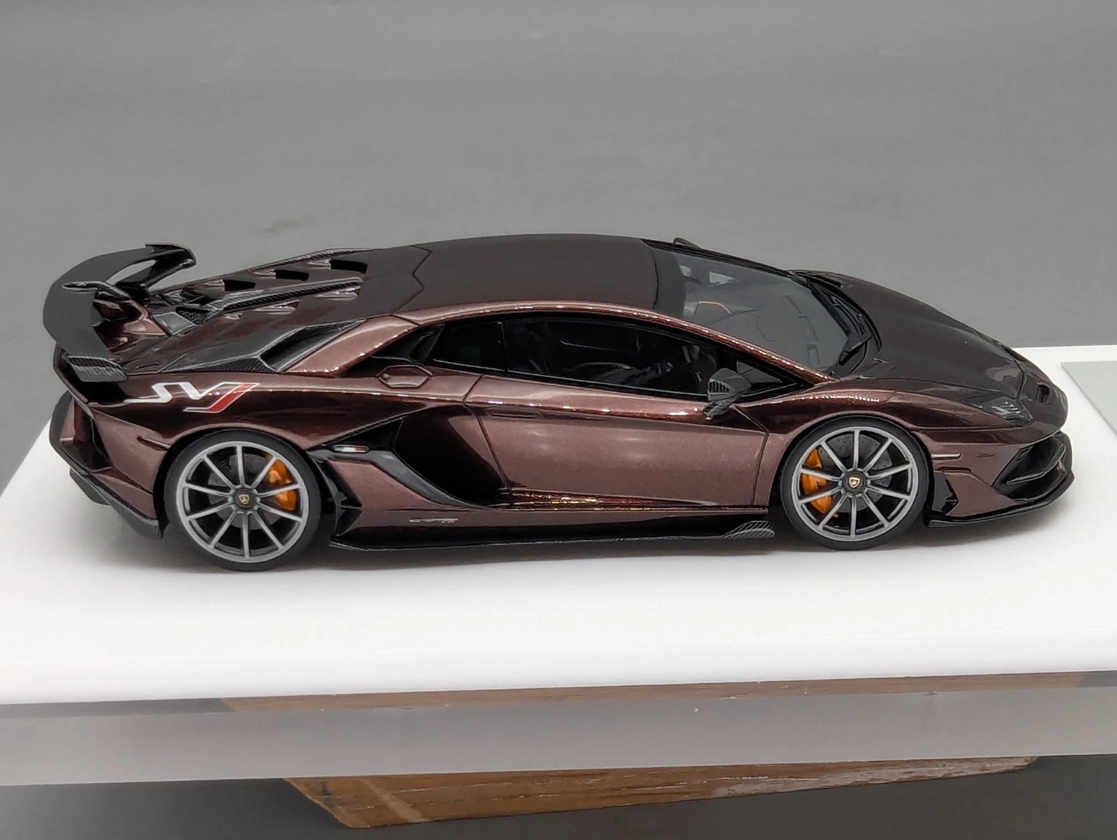 Eidolon Make Up 1:43 Lamborghini Aventador SVJ 2018 Marrone Eklip. Ltd 38/50 OVP