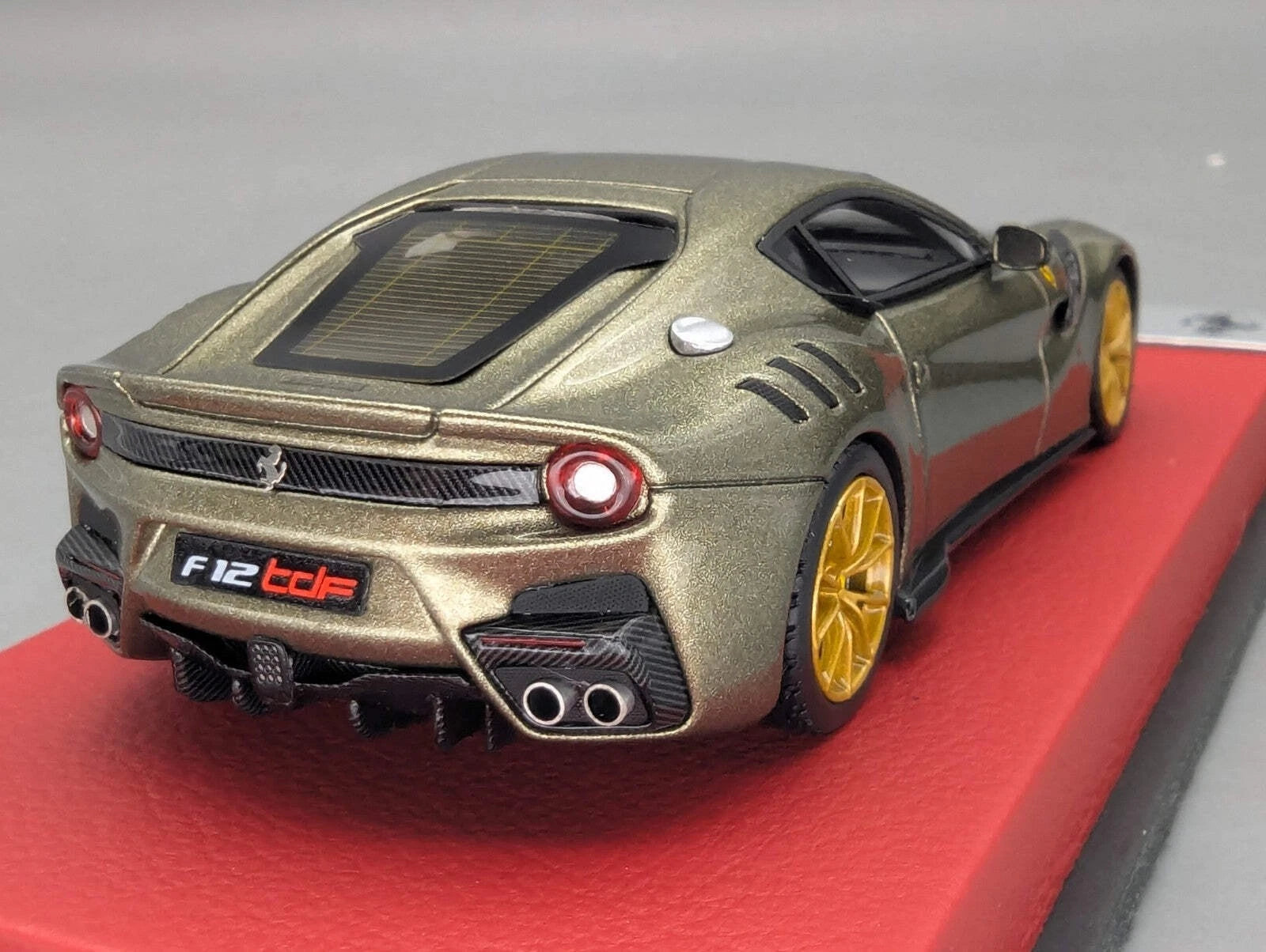 Modellautos 1:43 BBR Concept43 Ferrari F12 TDF Verde Masoni Gloss Ltd 19/20 OVP