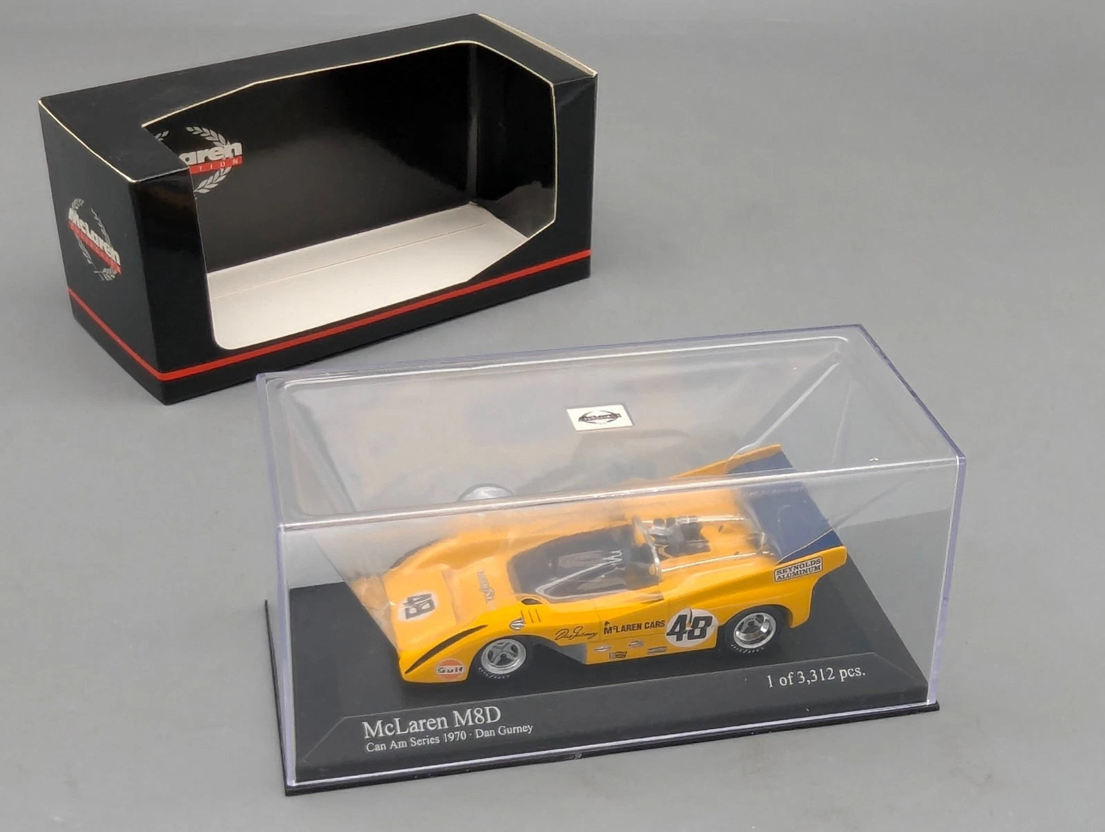 Modellautos 1:43 Minichamps McLaren M8D Can Am Series 1970 #48 Gurney mit OVP
