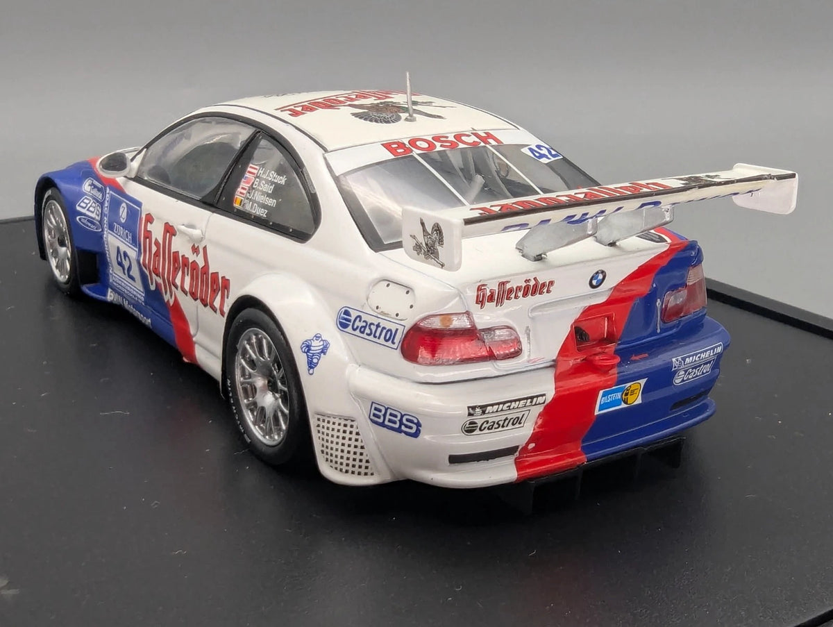 Modellautos 1:43 Minichamps BMW M3 GTR 2003 #42 Stuck u.A. Dealer Klappbox OVP