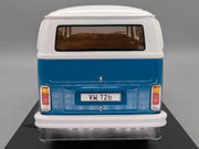 Modellautos 1:18 KK-Scale Volkswagen VW T2b Bus Türkisblau Weiß mit OVP