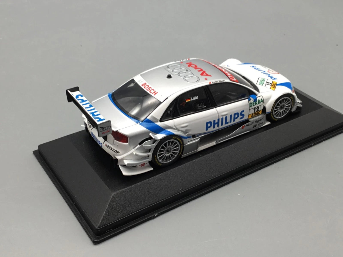 Modellautos 1:43 Minichamps Audi A4 DTM 2007 Lucas Luhr #12 in OVP