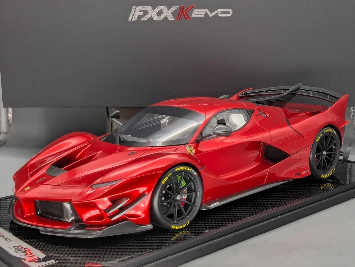 Modellautos 1:12 BBR Ferrari FXX-K EVO Gloss F1 2007B Red Ltd 00/10 Vitrine OVP