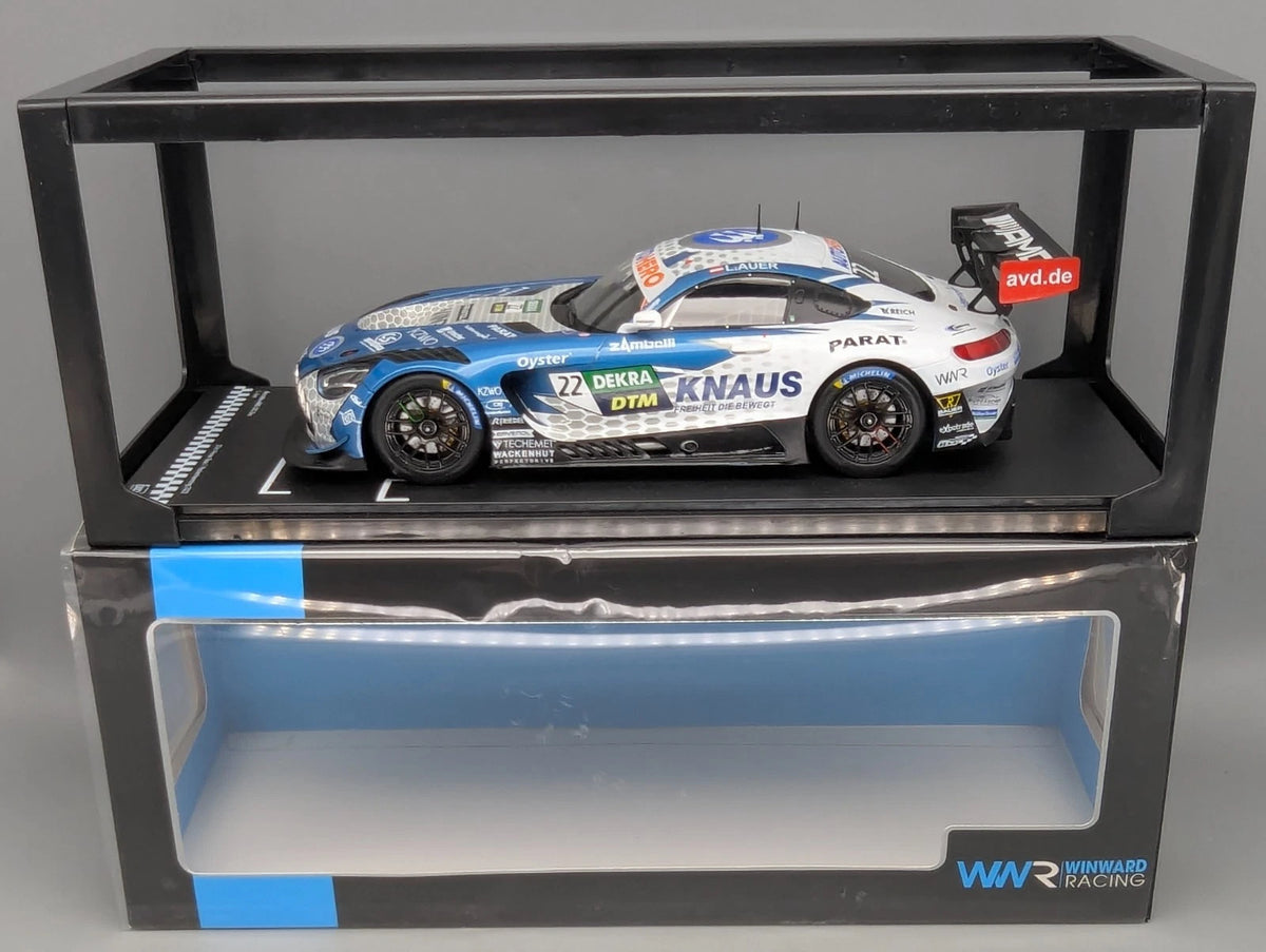 Modellautos 1:18 Ixo Mercedes AMG GT3 Evo WINNER Hockenheim DTM 2022 #22 mit OVP