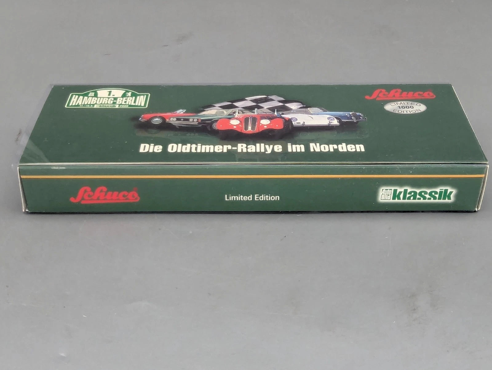 Modellautos 1:90 Schuco Piccolo-Set Oldtimer Rallye im Norden Hamburg Berlin OVP