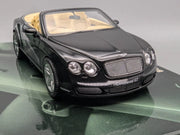 Modellautos 1:43 Minichamps Bentley Continental GTC 2006 Schwarz mit OVP