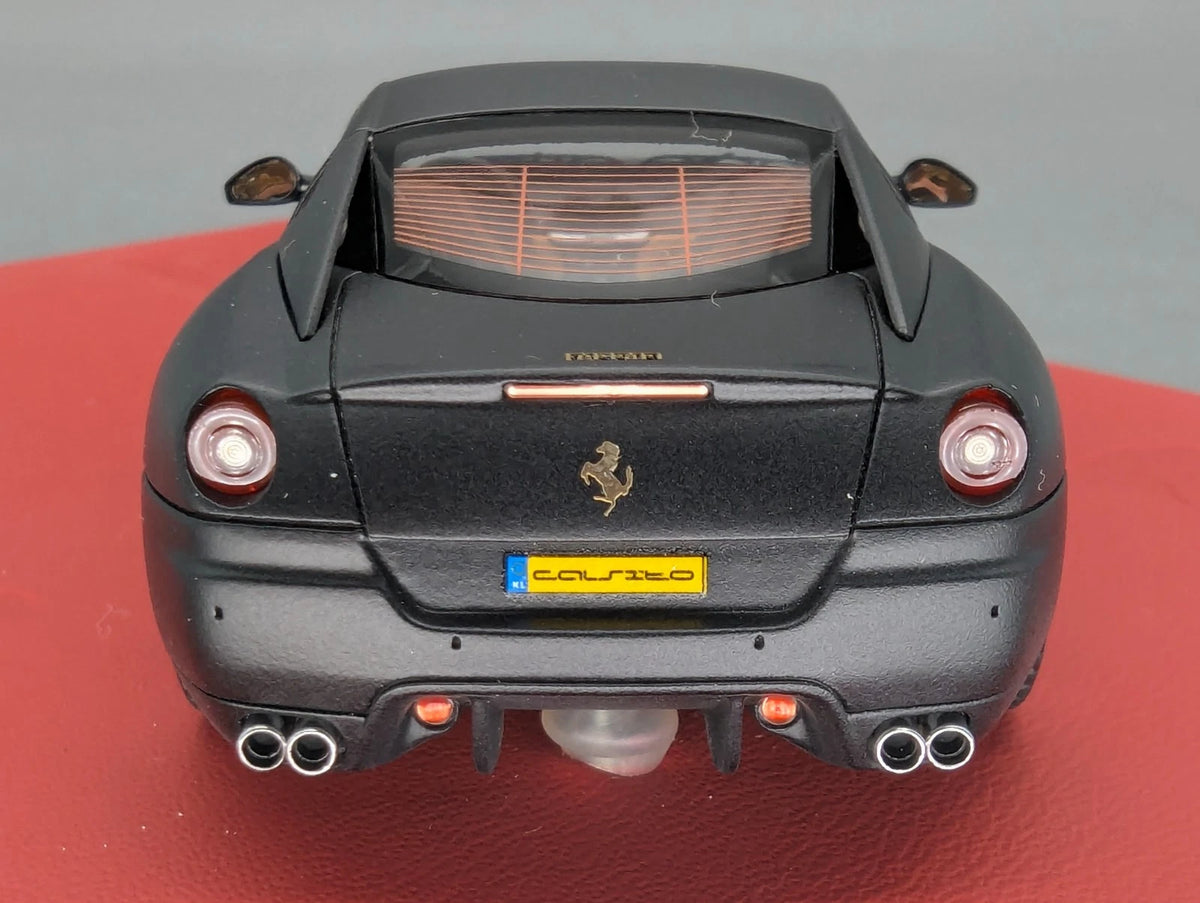 Modellautos 1:43 BBR Calsito Ferrari 599 GTB Fiorano Matt Schwarz Ltd 17/20 OVP
