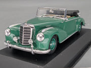 Modellautos 1:43 Minichamps Mercedes Benz 300 S Cabrio Softtop Offen Grün OVP