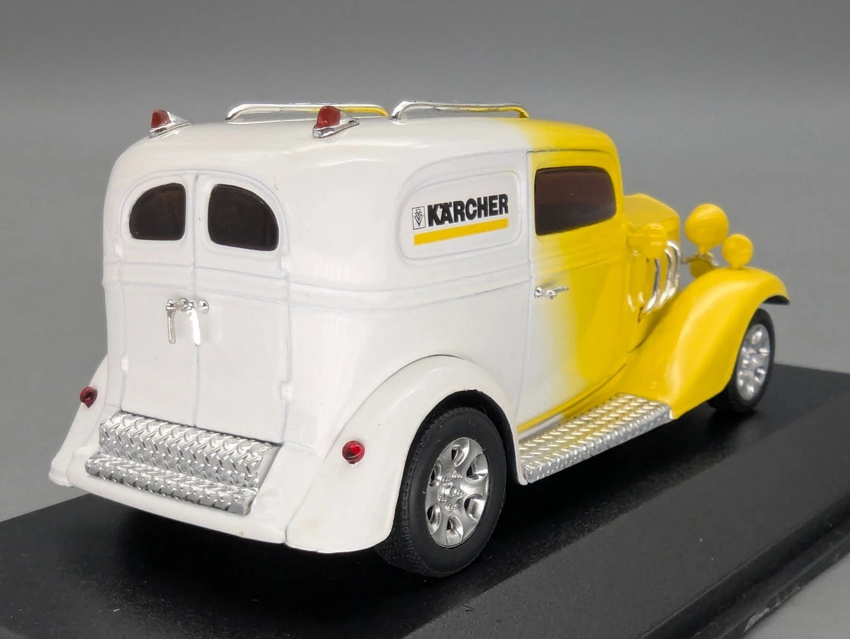 Modellautos 1:43 Minichamps Hot Rod Kärcher Yellow Car TV-Campaign mit OVP