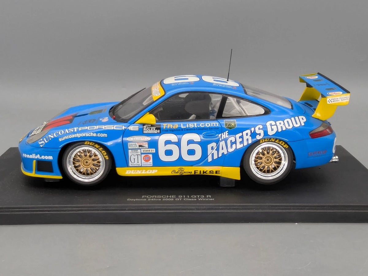 Modellautos 1:18 Autoart Porsche 911 GT3 R 24h Daytona 2002 WINNER  #66 mit OVP