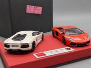 Eidolon Make Up 1:43 Lamborghini Aventador LP700-4 Rot und Weiß 2tlg Set OVP