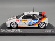 Modellautos 1:43 Minichamps Ford Focus RS WRC Rallye Monte Carlo 2002 #2 mit OVP