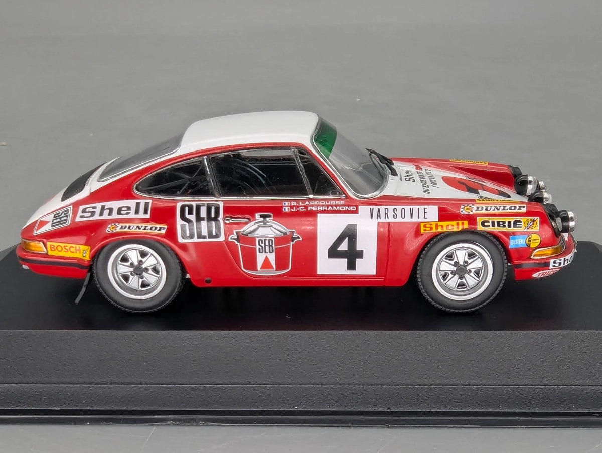 Modellautos 1:43 Minichamps Porsche 911 S SEB Rallye Monte Carlo 1972 #4 mit OVP