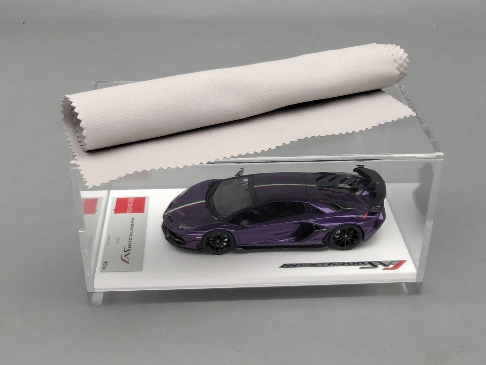 Eidolon Make Up 1:43 Lamborghini Aventador SVJ 2018 Limited 49/80 Viola Pas. OVP