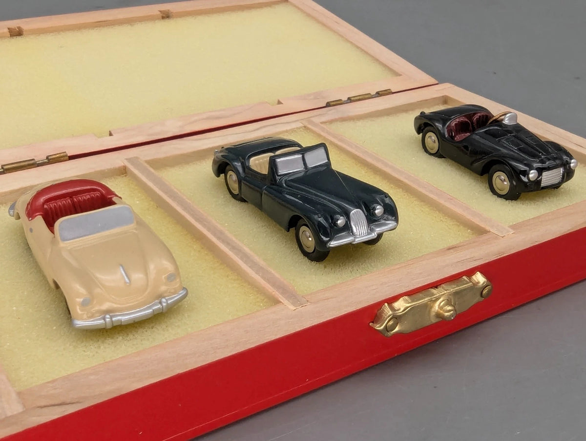 Modellautos 1:90 Schuco Piccolo-Set 1999 3-teilig Porsche Jaguar Ferrari OVP