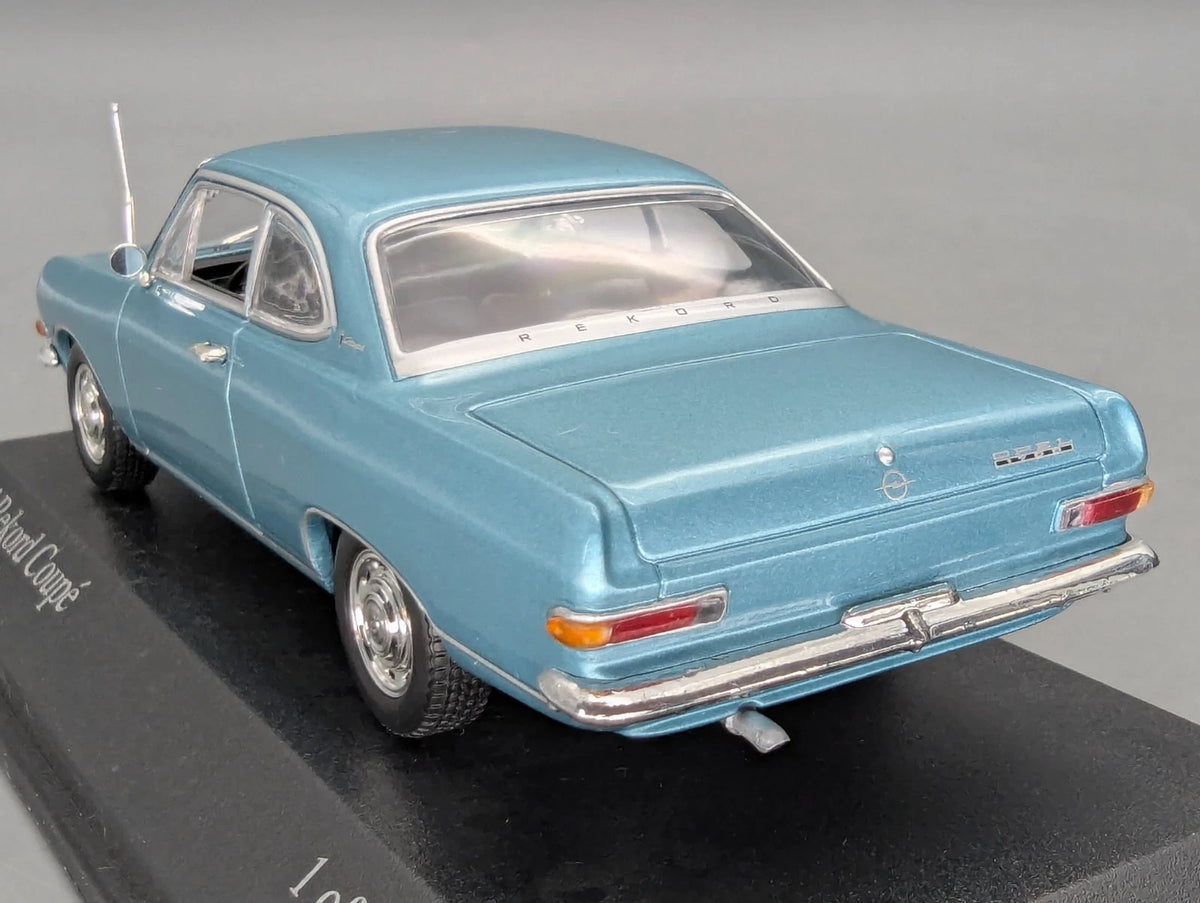 Modellautos 1:43 Minichamps Opel Rekord A Coupe 1962 Turquoise Metallic mit OVP