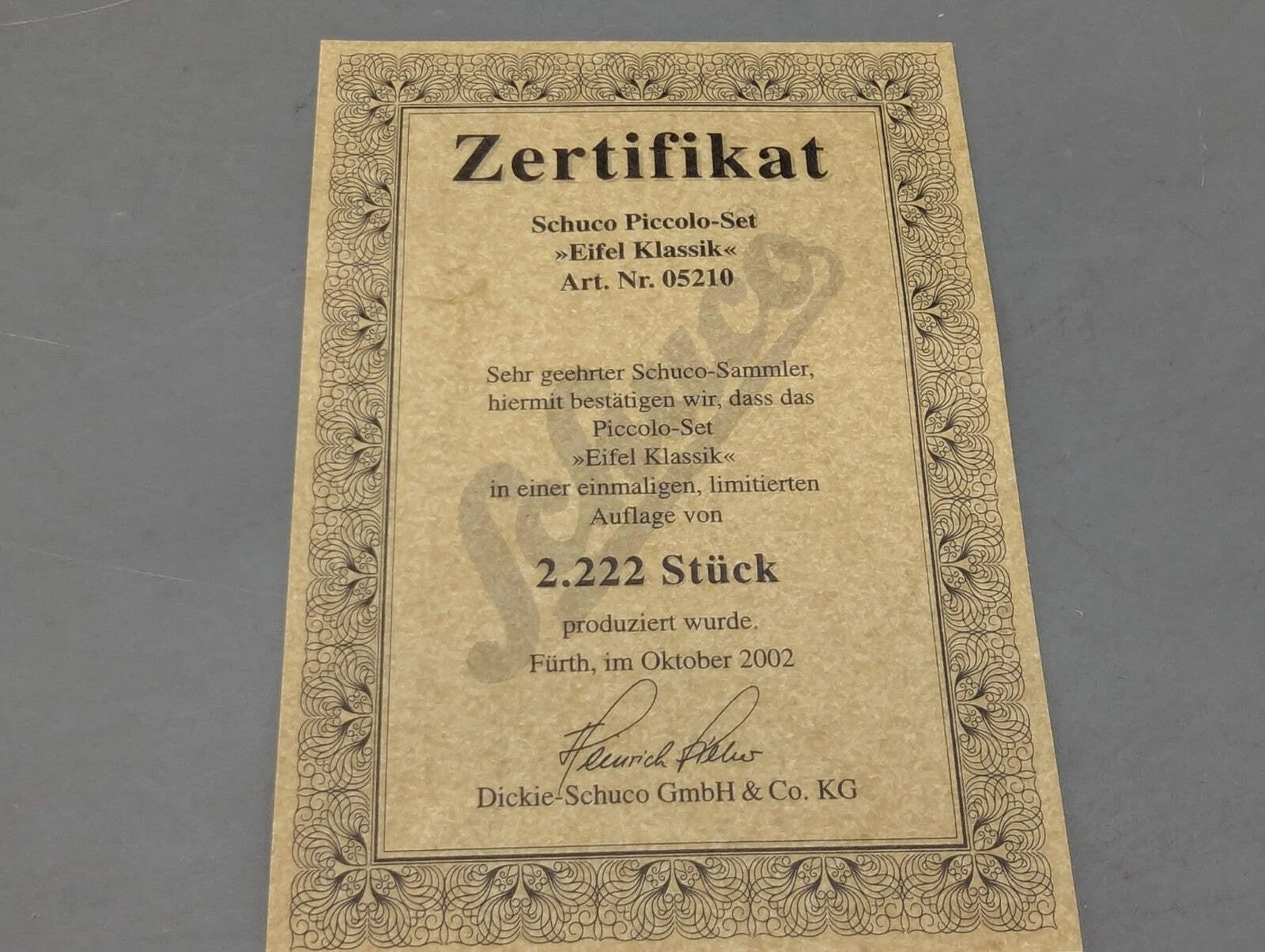 Modellautos 1:90 Schuco Piccolo-Set Eifel Klassik 4-teilig  OVP