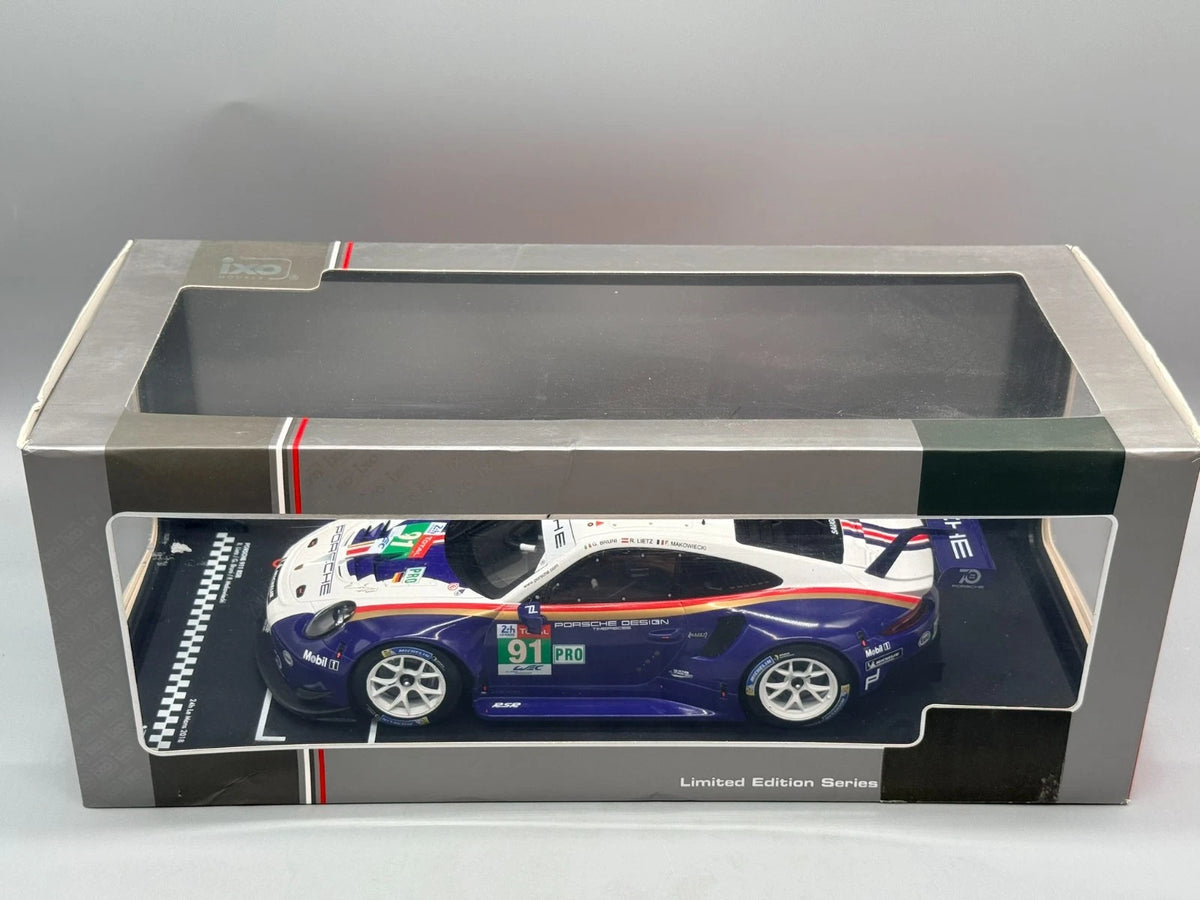 Modellautos 1:18 Ixo Porsche 911 RSR  #91 24h LeMans 2018 mit OVP