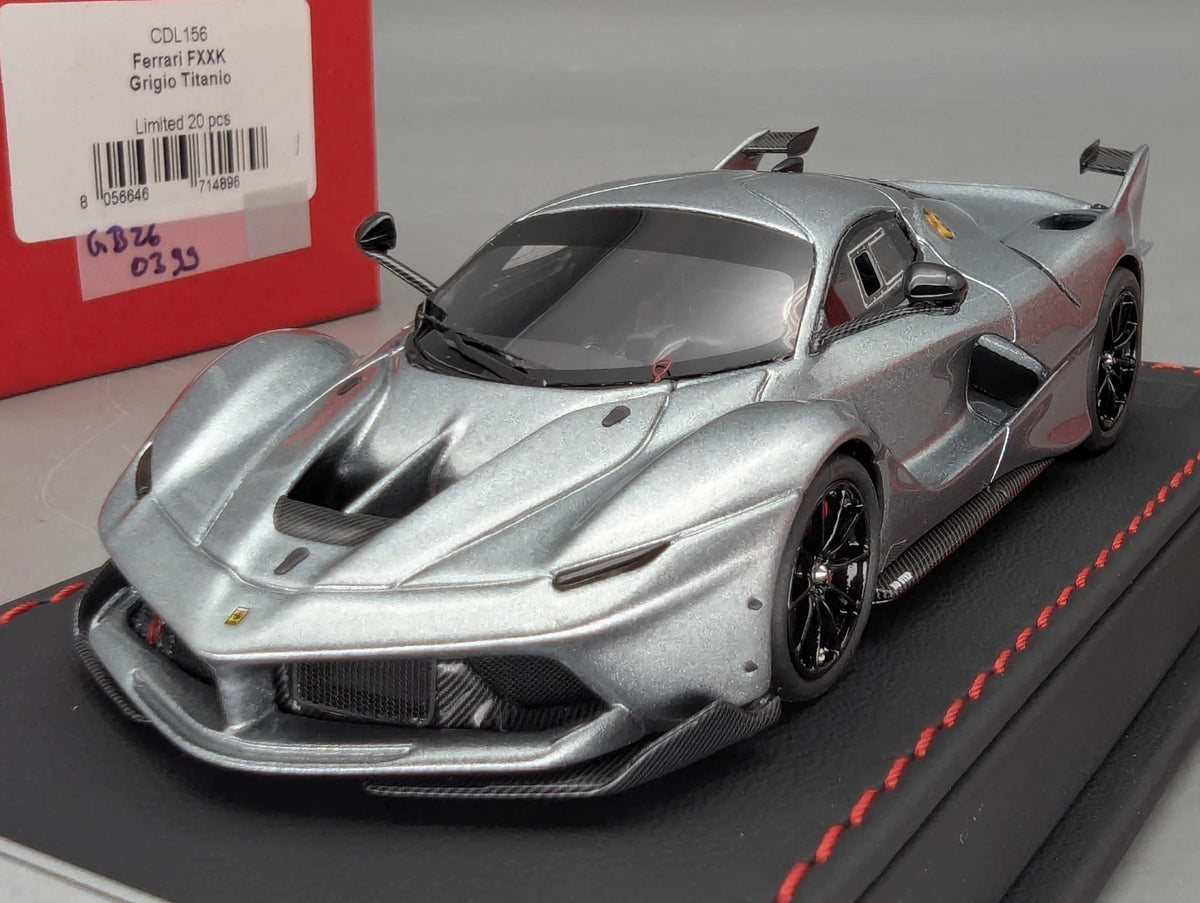 Modellautos 1:43 BBR Deluxe Calsito Ferrari FXX-K Grigio Titanio Ltd 01/20 OVP