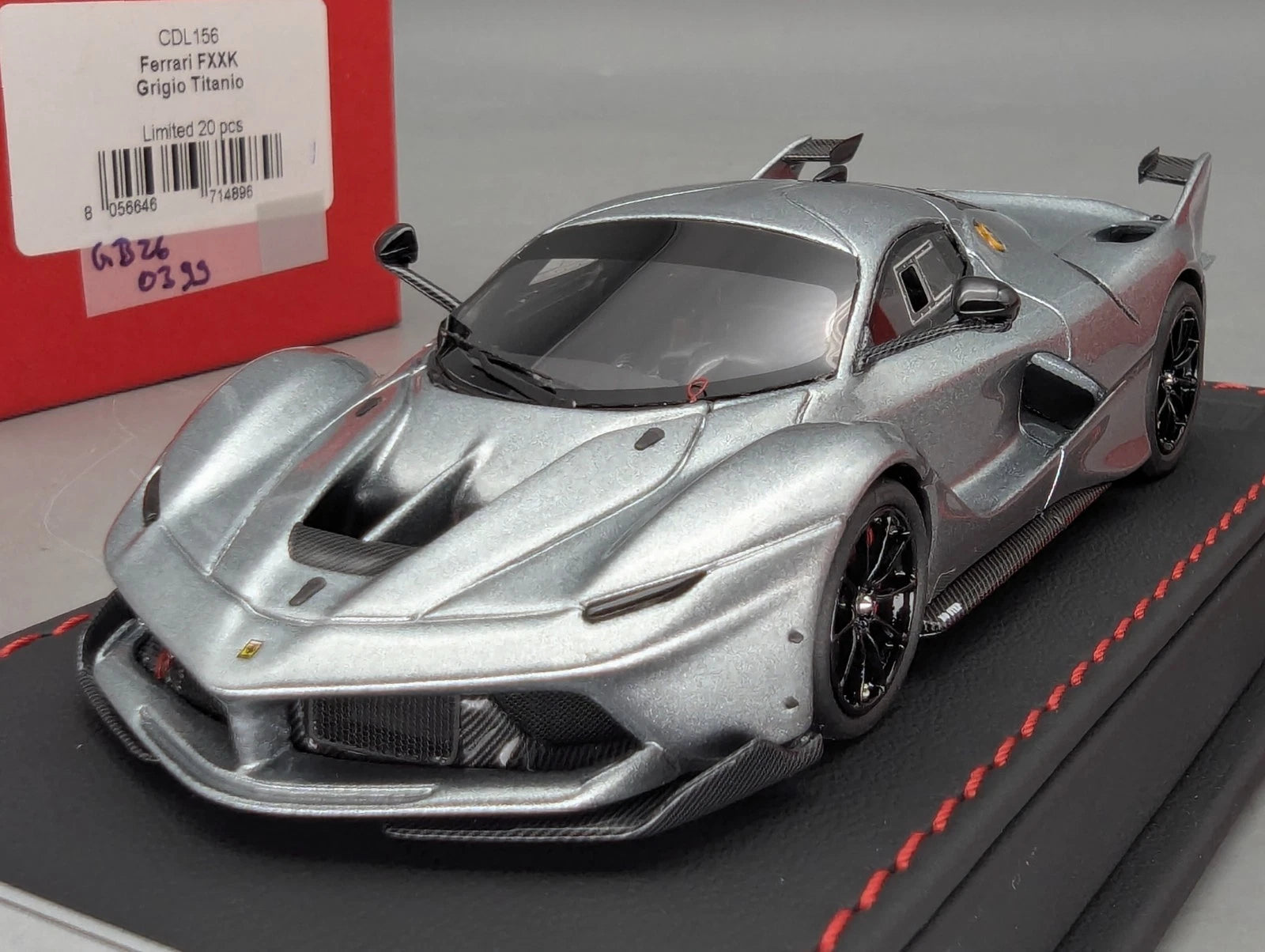Modellautos 1:43 BBR Deluxe Calsito Ferrari FXX-K Grigio Titanio Ltd 01/20 OVP