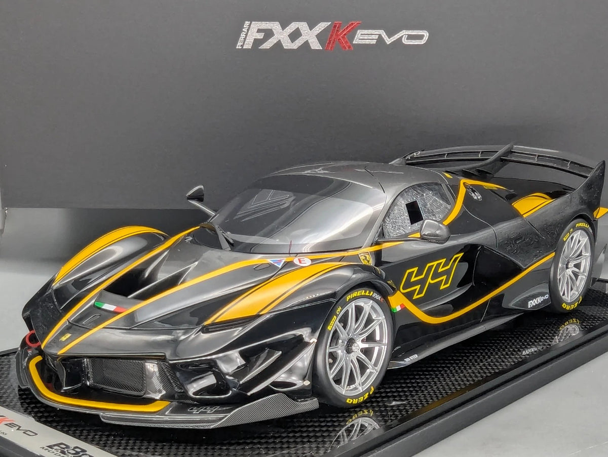 Modellautos 1:12 BBR Ferrari FXX-K EVO Nero Stellato Car #44 Ltd 07/10 OVP
