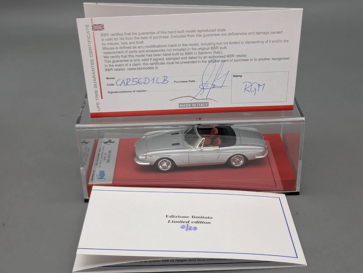 Modellautos 1:43 BBR Ferrari 365 GTS 1969 S/N 12455 Jimmy Page  Ltd 0/20 mit OVP