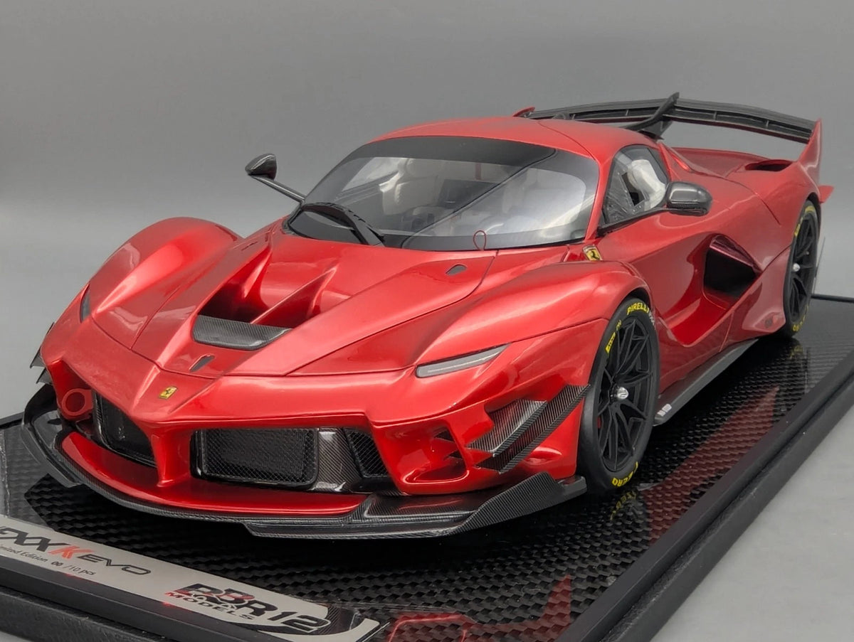 Modellautos 1:12 BBR Ferrari FXX-K EVO Gloss F1 2007B Red Ltd 00/10 Vitrine OVP