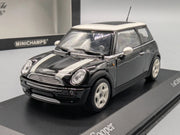 Modellautos 1:43 Minichamps Mini Cooper 2001 Black mit Haube zum Öffnen mit OVP