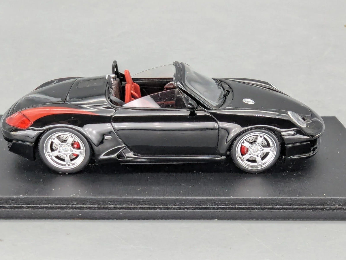 Modellautos 1:43 Spark S0708 Ruf RK Spyder Black 2006 mit OVP