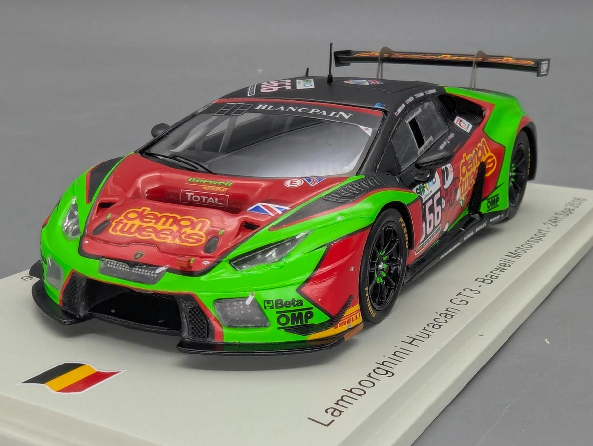 Modellautos 1:43 Spark SB294 Lamborghini Huracan GT3 24h Spa 2016 #666 OVP