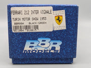 Modellautos 1:43 BBR Ferrari 212 Inter Vignale Turin Motor Show 1953 mit OVP