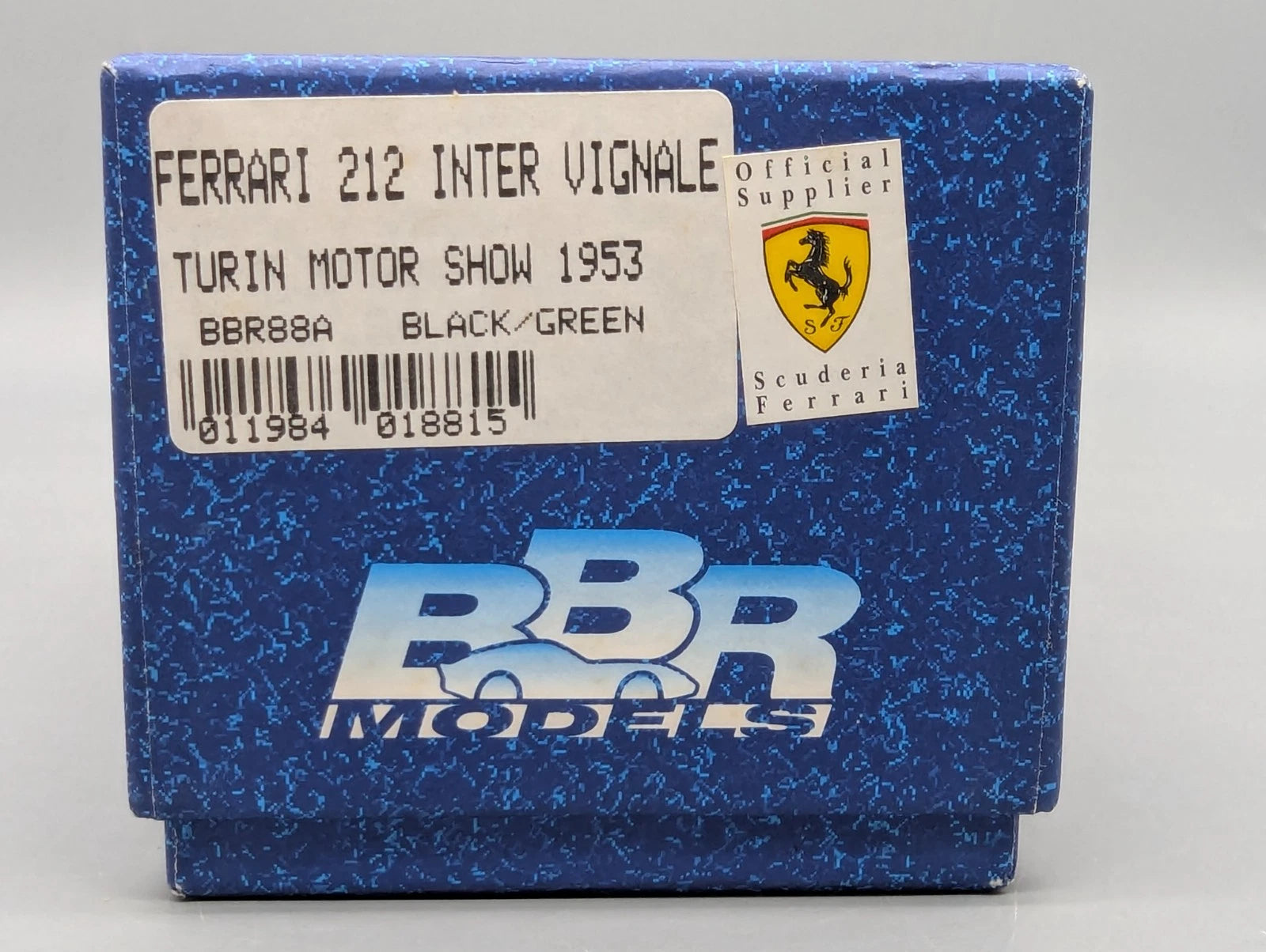 Modellautos 1:43 BBR Ferrari 212 Inter Vignale Turin Motor Show 1953 mit OVP