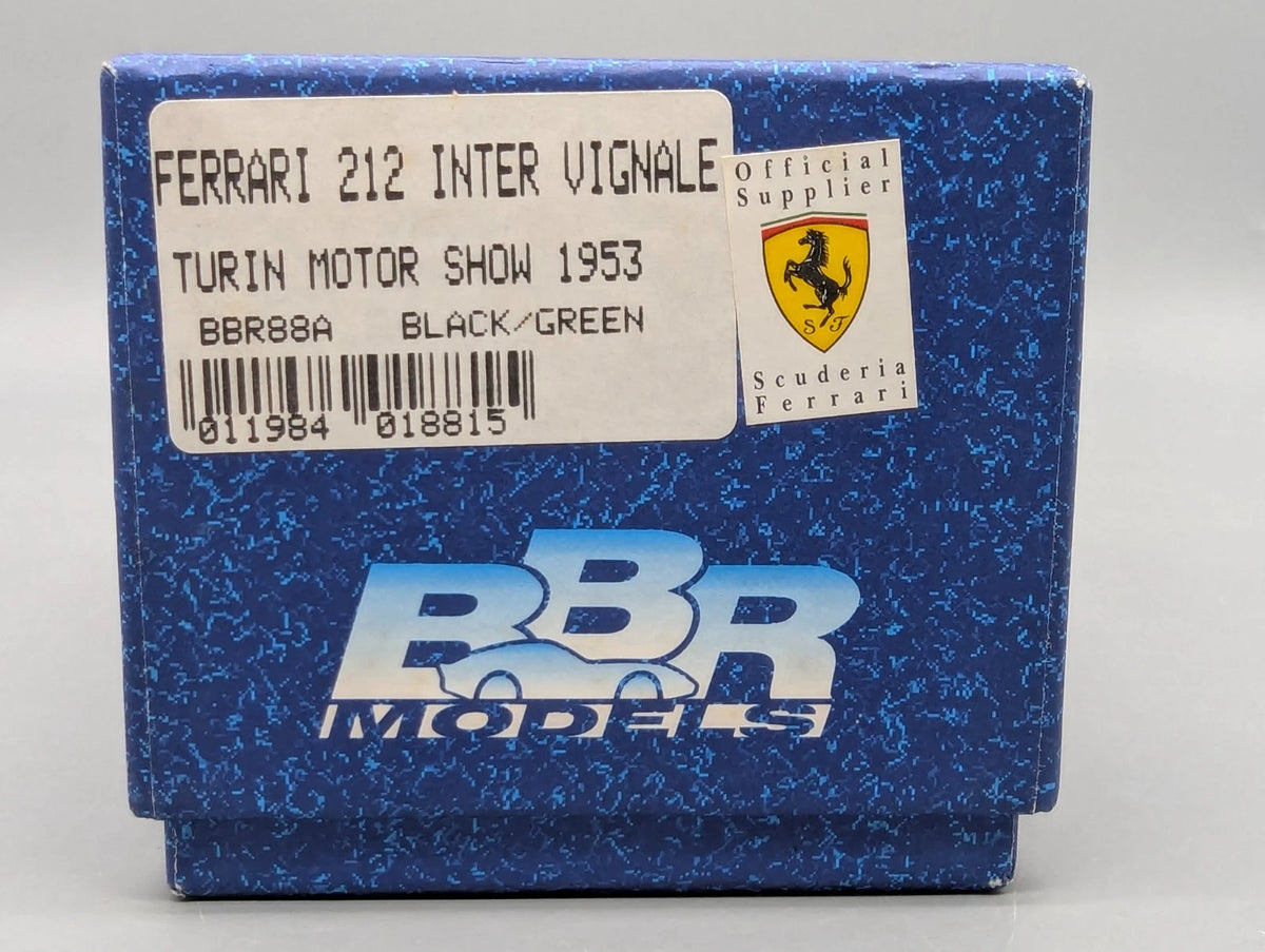 Modellautos 1:43 BBR Ferrari 212 Inter Vignale Turin Motor Show 1953 mit OVP