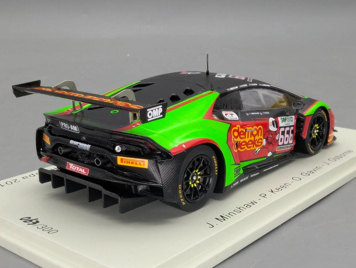 Modellautos 1:43 Spark SB294 Lamborghini Huracan GT3 24h Spa 2016 #666 OVP