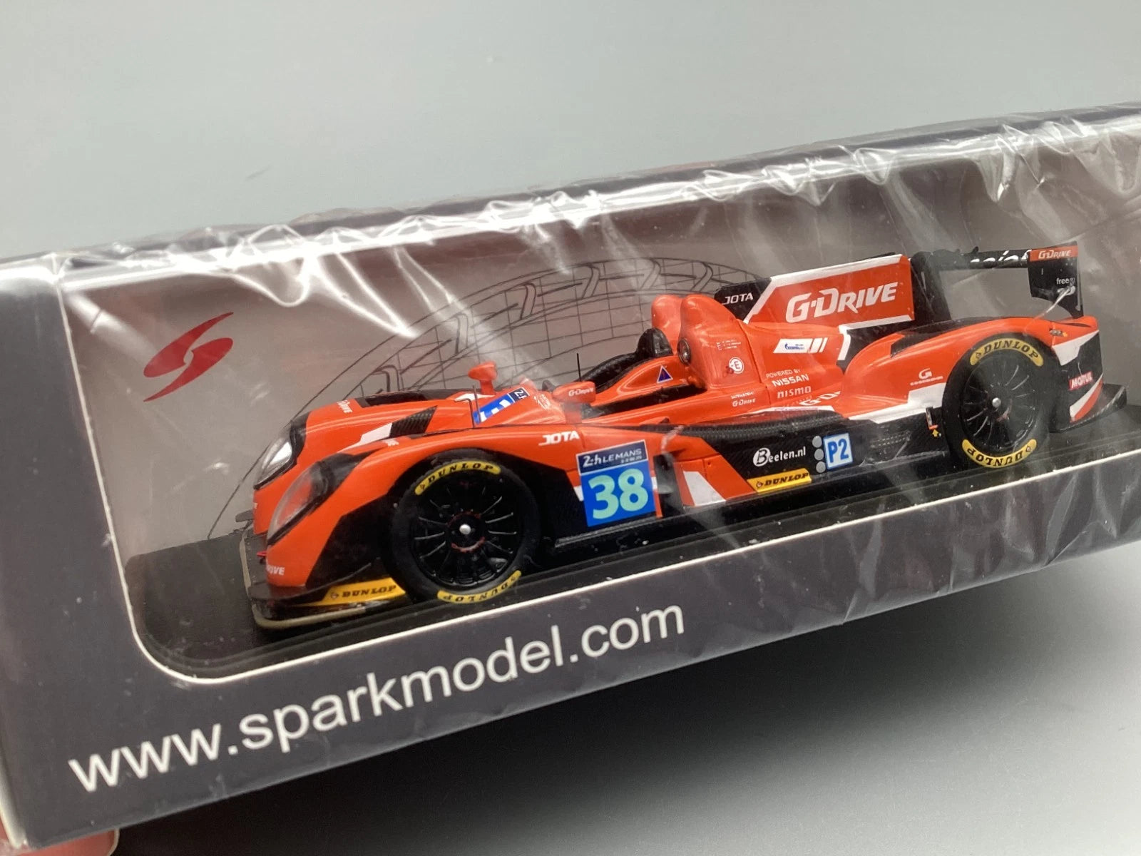 Modellautos 1:43 Spark Gibson 015S Nissan G-Drive LM 2016 #38 OVP ungeöffnet