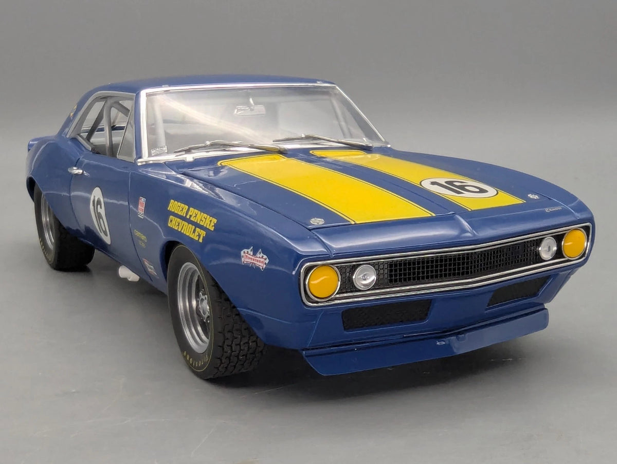 Modellautos 1:18 GMP Chevrolet Camaro Z28 Penske 1967 #16 George Follmer mit OPV