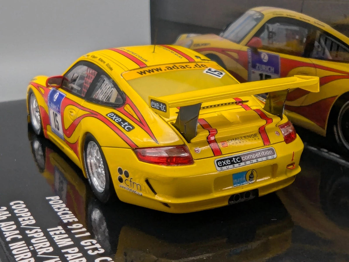 Modellautos 1:43 Minichamps Porsche 911 GT3 Cup 24h Nürburgring 2010 #15 mit OVP