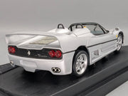 Modellautos 1:18 Hot Wheels Ferrari F50 Spider Silber mit OVP