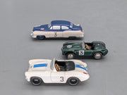 Modellautos 1:90 Schuco Piccolo 3-tlg Set Motor Klassik Sportwagen Legenden OVP