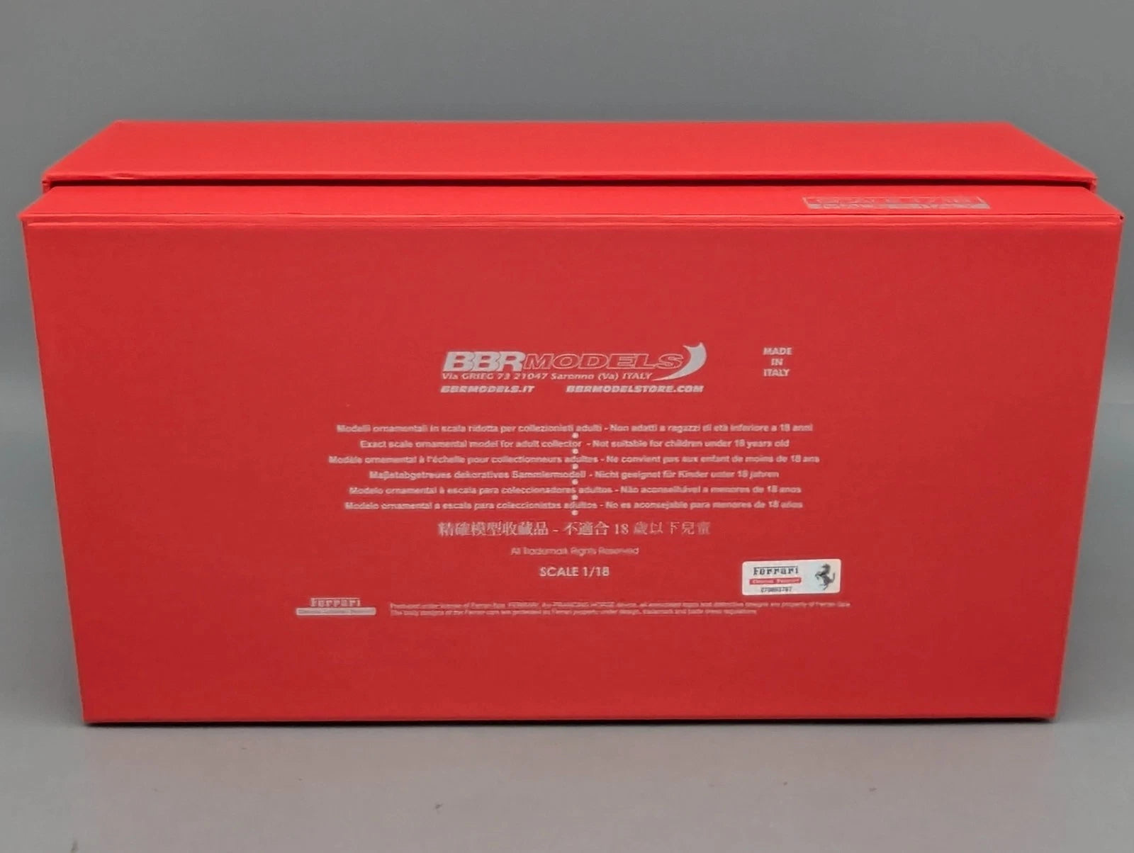 Modellautos 1:18 BBR Ferrari 250 TDF 1958 Rain Version Ltd 01/05 Grigio Fer. OVP