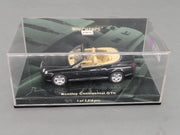 Modellautos 1:43 Minichamps Bentley Continental GTC 2006 Schwarz mit OVP