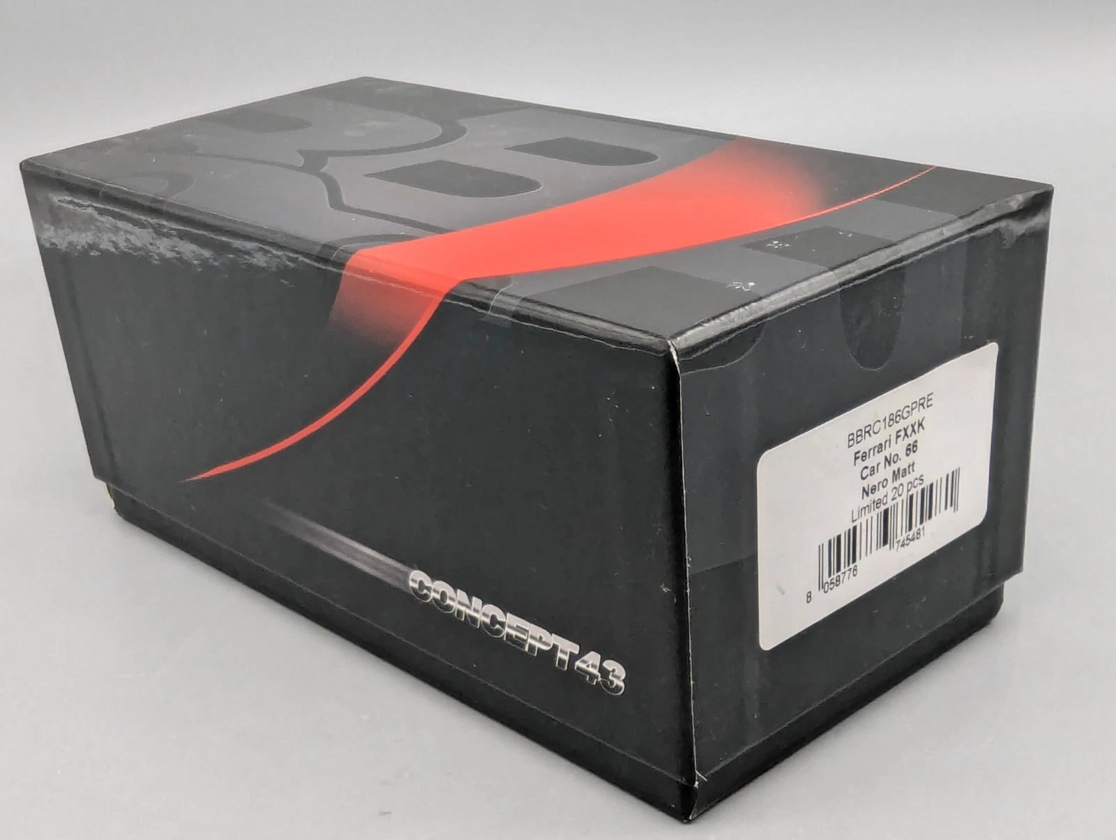 Modellautos 1:43 BBR Concept43 Ferrari FXX-K #66 Nero Matt Ltd 20/20 OVP