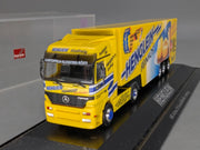 Lkw Modell 1:87 Herpa Mercedes Benz Actros Euro-KK-SZ Henglein mit Vitrine